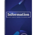 Family Legacy Organizer Spiral Planner for Medical Financial & Personal Records