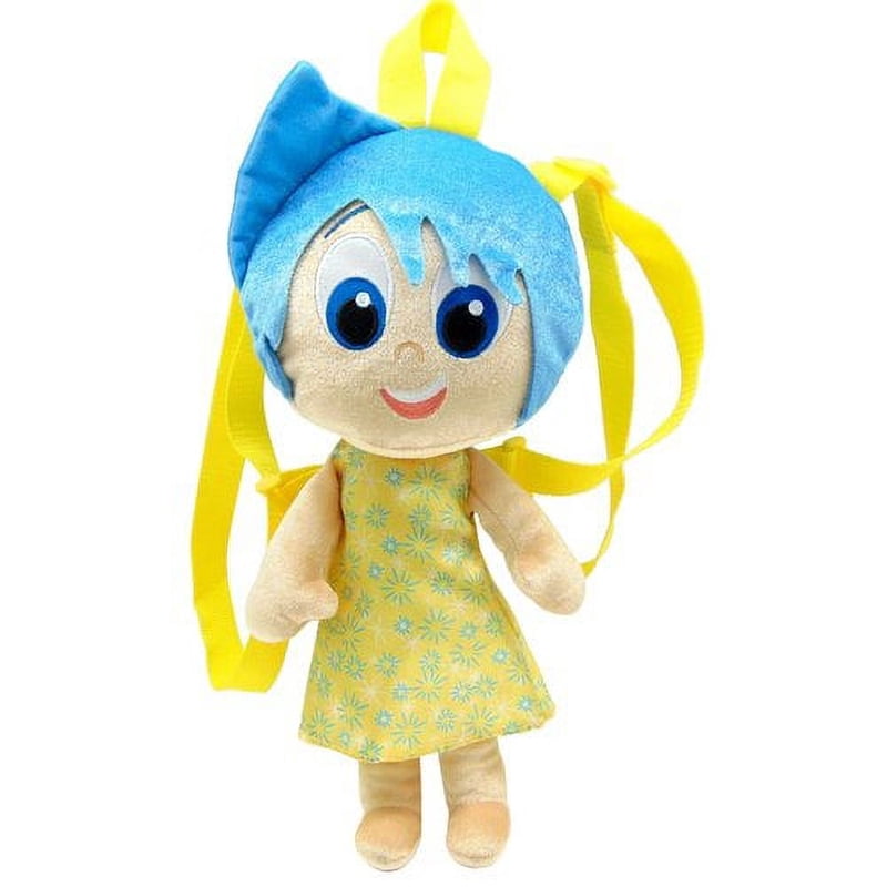 Inside Out Joy 17-Inch Plush Backpack for Kids with Adjustable Straps