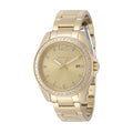 Invicta Lady Angel 38mm Gold Watch with Quartz Movement & Water Resistance