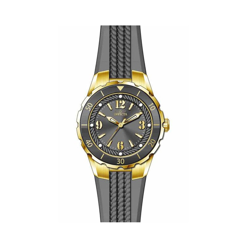 Women's 38mm Gold Stainless Steel Watch with Water Resistance