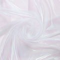 Iridescent Pearl Organza Fabric - Sheer White Nylon, 59/60 Inches by The Yard