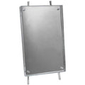 Magnetic Acrylic Picture Frame with Metal Easel, 4x6 & 5x7 Options