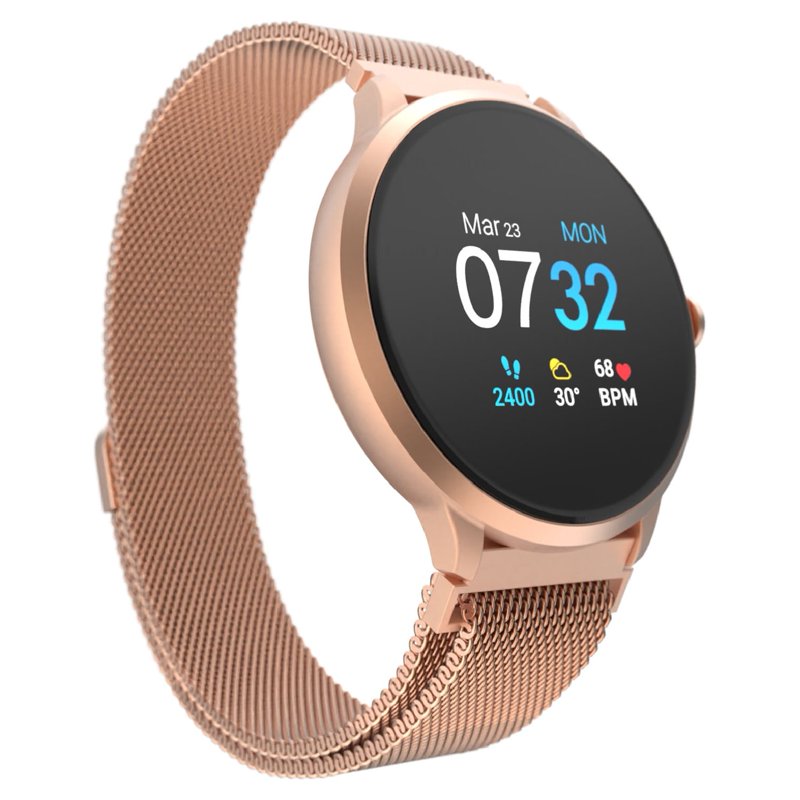 Smart Watch Fitness Tracker for Women & Men - 43mm Multi-Sport Activity Monitor