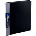 Art Portfolio 11x14 Inches with 24 Clear Sleeves & Custom Label - Black
