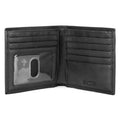 Men's Leather Card Holder Wallet - Emblem Cardex Black