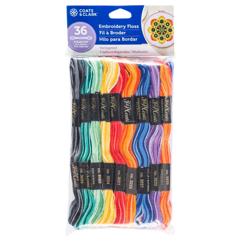 Embroidery Floss Value Pack - Lustrous Thread for Arts & Crafts