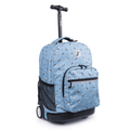 Kids & Adults 18-Inch Rolling Backpack with Multiple Compartments and Water Bottle Pockets
