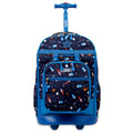 Kids Rolling Backpack with Detachable Lunch Bag - 18 Inch School & Travel