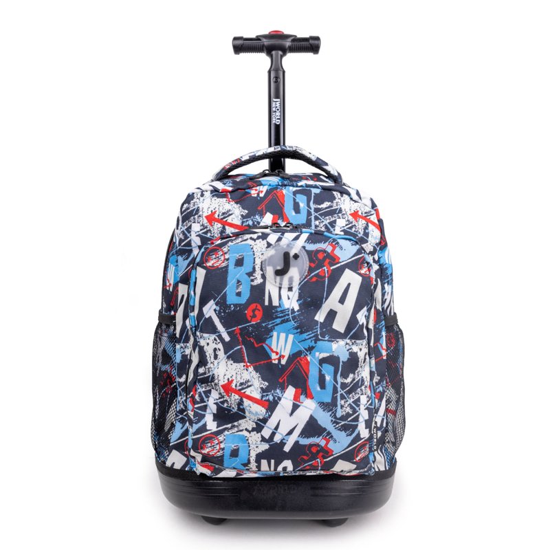 Kids 17-Inch Rolling Backpack with Wheels & Multiple Designs - Lightweight & Durable