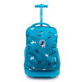 Kids Rolling Backpack 17 Inch School & Travel Bag with Wheels and Organizer