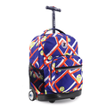 Kids and Adults 18-Inch Rolling Backpack for School and Travel - Multiple Colors