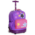 Kids Rolling Backpack with Character Design 16-Inch School & Travel Bag