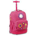Kids Rolling Backpack for School & Travel - 16 Inch Trolley Bag with Organizer