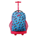 Kids Rolling Backpack 17 Inch School & Travel Bag with Wheels & Organizer