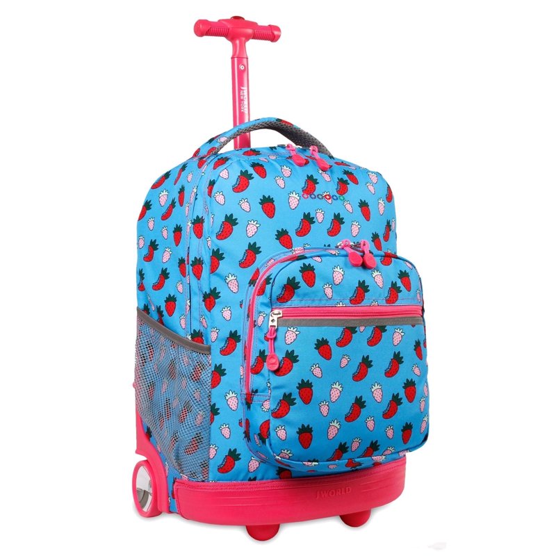 Sunrise 18-Inch Rolling Backpack for School & Travel, Multiple Colors