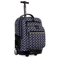 20-Inch Rolling Laptop Backpack with Wheels and Spacious Organizer