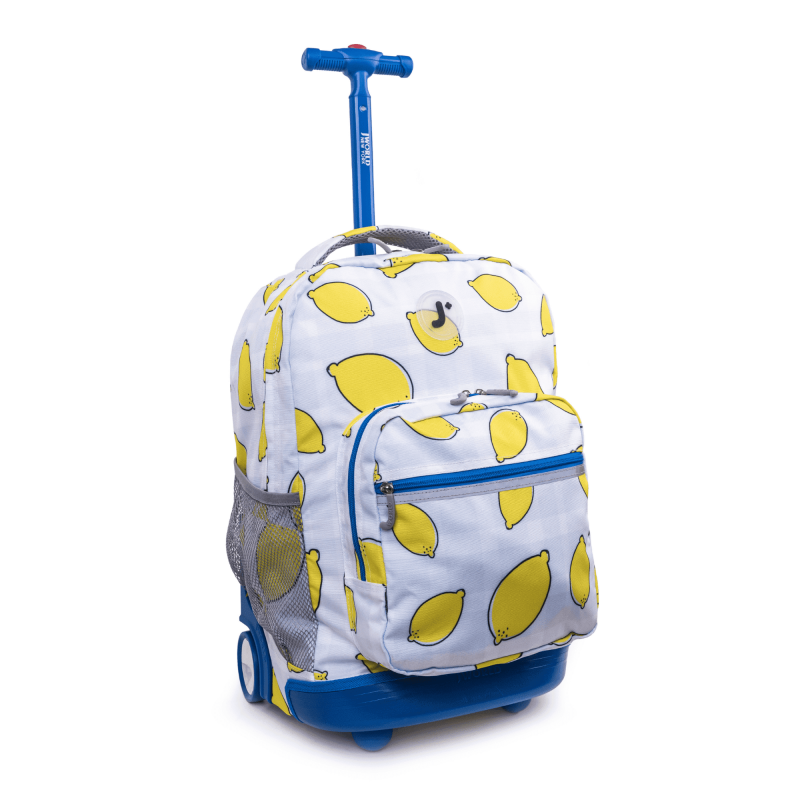 Unisex 18-Inch Rolling Backpack for School and Travel - Durable and Lightweight