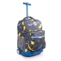 Unisex 18-Inch Rolling Backpack for School and Travel - Liteboard