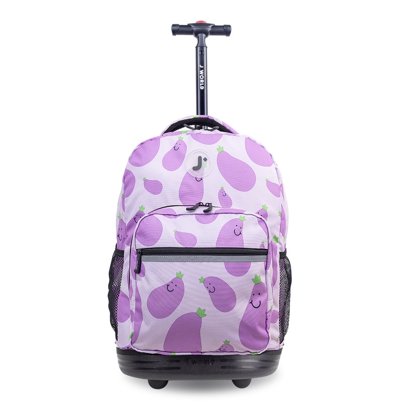 Unisex 18-Inch Rolling Backpack for School & Travel - Durable & Lightweight