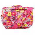 16-Inch Laptop Messenger Bag with Water-Resistant Polyester and Organizer Pockets