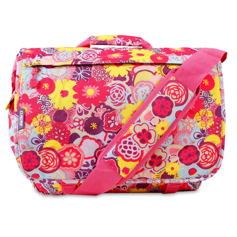 16-Inch Laptop Messenger Bag with Water-Resistant Polyester and Organizer Pockets