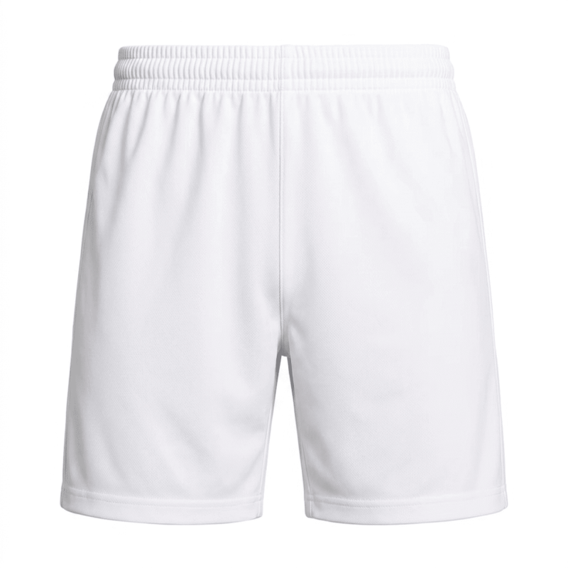 J4K Inc Youth Soccer Shorts Athletic Fit White XS - Lightweight Breathable Activewear, Child