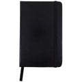 Small Hardcover Notebook with Elastic Band - Black, 3.75 x 5.63 inches, 100 Lined Sheets