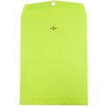 Lime Green Clasp Envelopes 10x13 Inch Pack of 100 - Office & Mailing Supplies