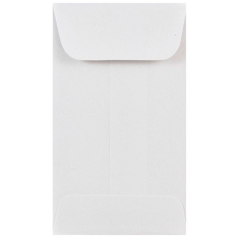 White Coin Envelopes #3 2.5 x 4.25 Inches Pack of 25 Business & Office Supplies