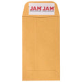 Coin Envelopes 2.5 x 4.25 Inches Brown Kraft Manila Peel & Seal Pack of 50