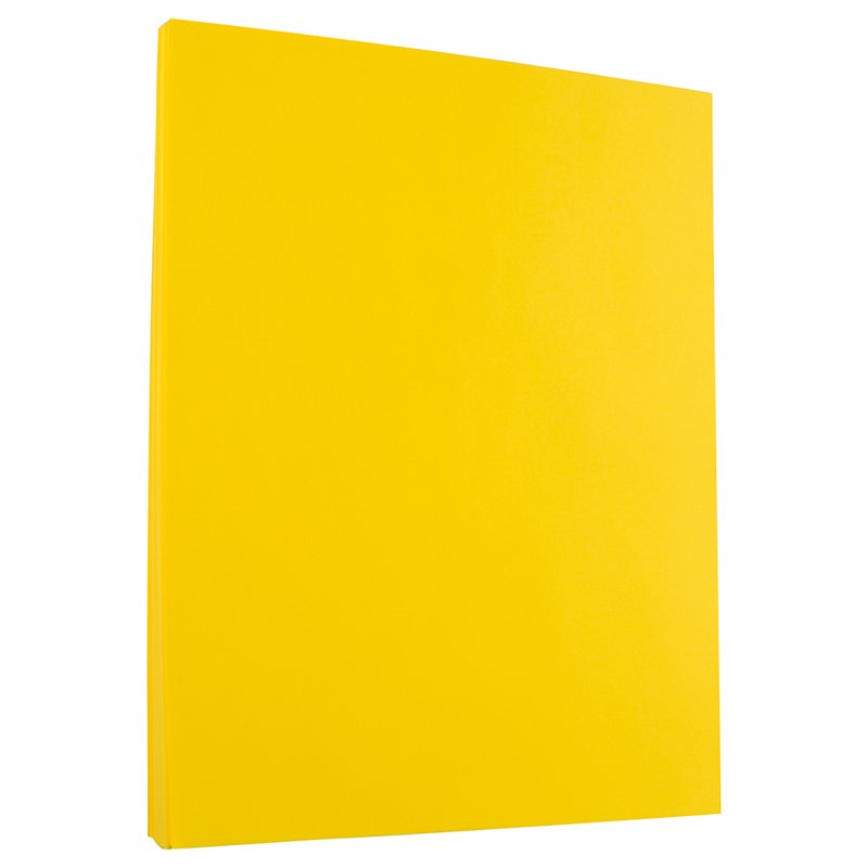 Yellow Printer & Copier Paper 8.5x11 Inch, 24lb, Pack of 100