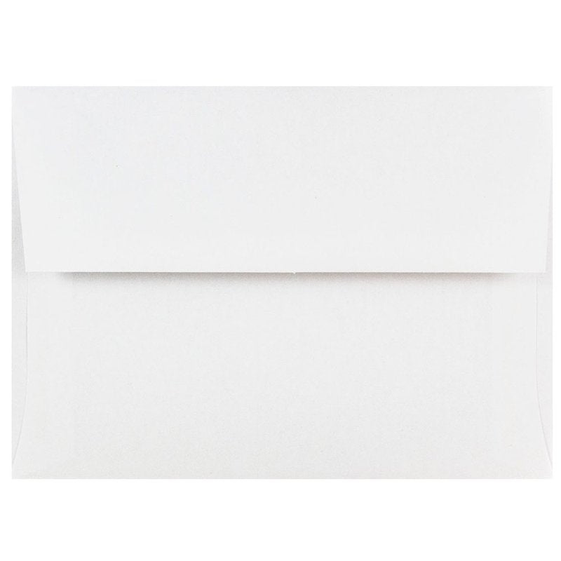A6 Invitation Envelopes 4.75 x 6.5 Inches White Pack of 50