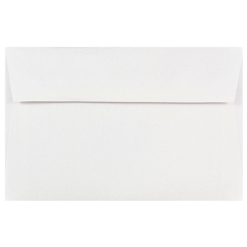 A9 Invitation Envelopes - White 5 3/4 x 8 3/4 Inches, Pack of 25