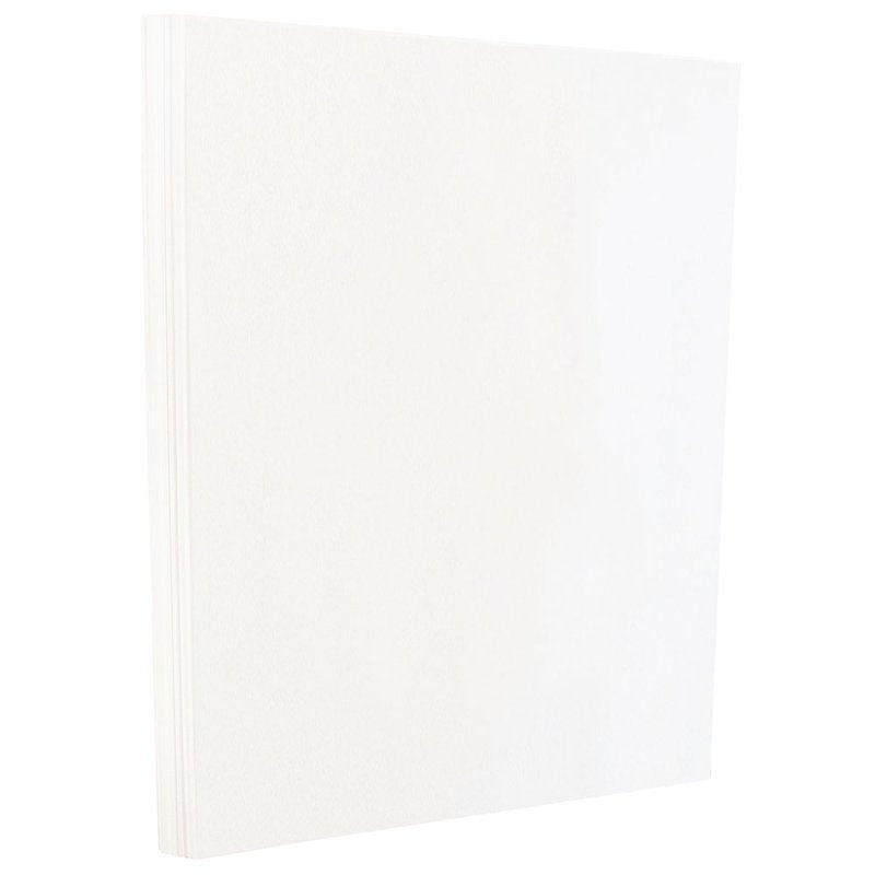 Glossy Cardstock Paper 8.5 x 11 Inches - White, 100 Sheets for Crafts & Printing