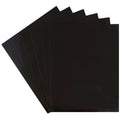 Black Two-Pocket Folder with Business Card Slot - Pack of 6