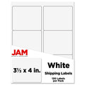 Large White Shipping Address Labels - 3 1/3 x 4 Inches, 120 Pack