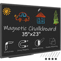 Large Magnetic Chalkboard for Wall - Dry Erase & Blackboard with Aluminum Frame