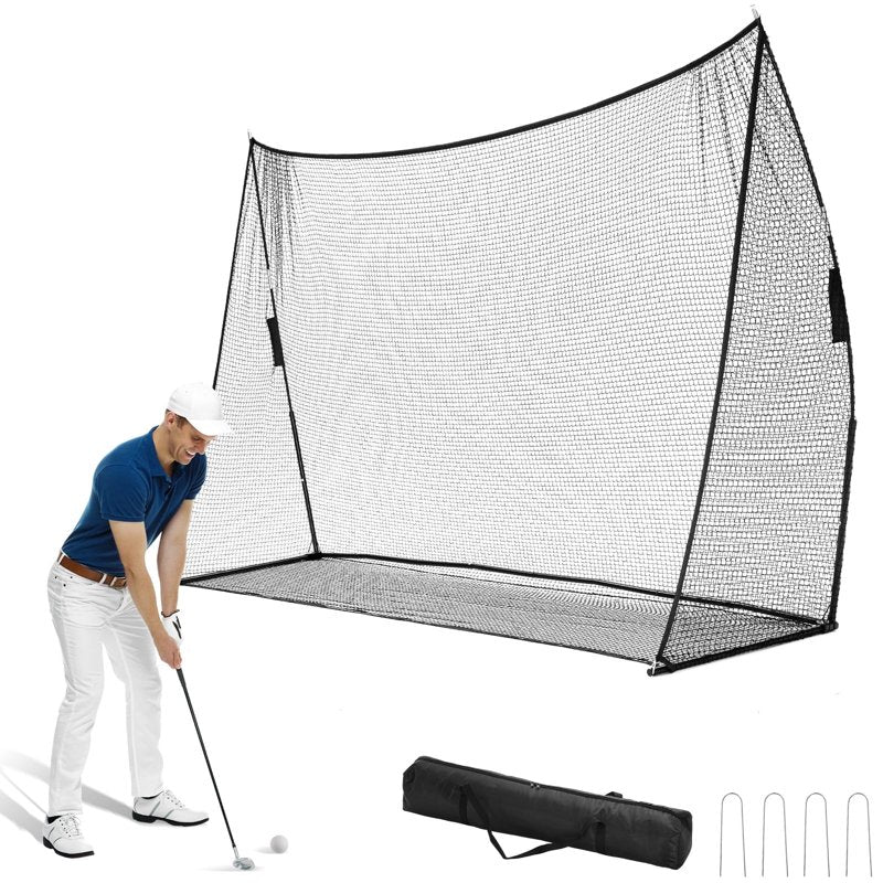 Golf Practice Net 10x7 ft with Target for Indoor & Outdoor Training