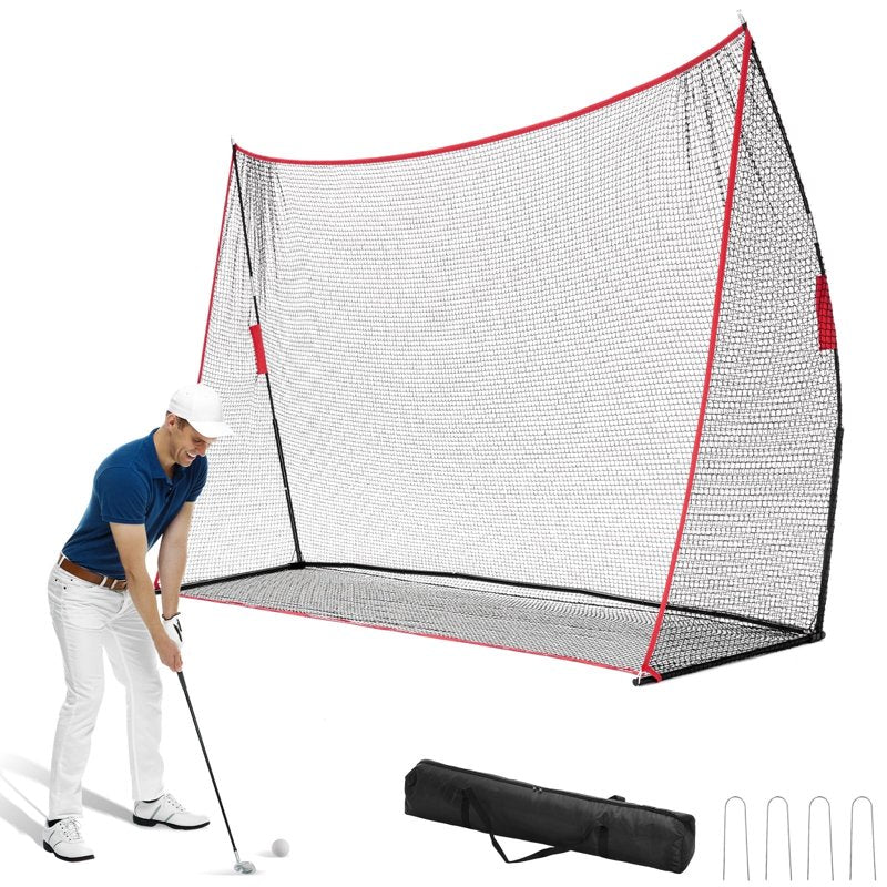 Golf Practice Net 10x7 ft with Target for Indoor & Outdoor Training