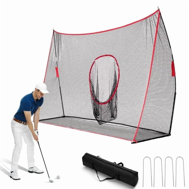 Golf Practice Net 10x7 ft with Target for Indoor & Outdoor Training