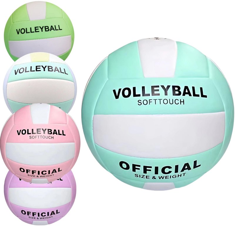 Official Size Soft Beach Volleyball for Indoor & Outdoor Play