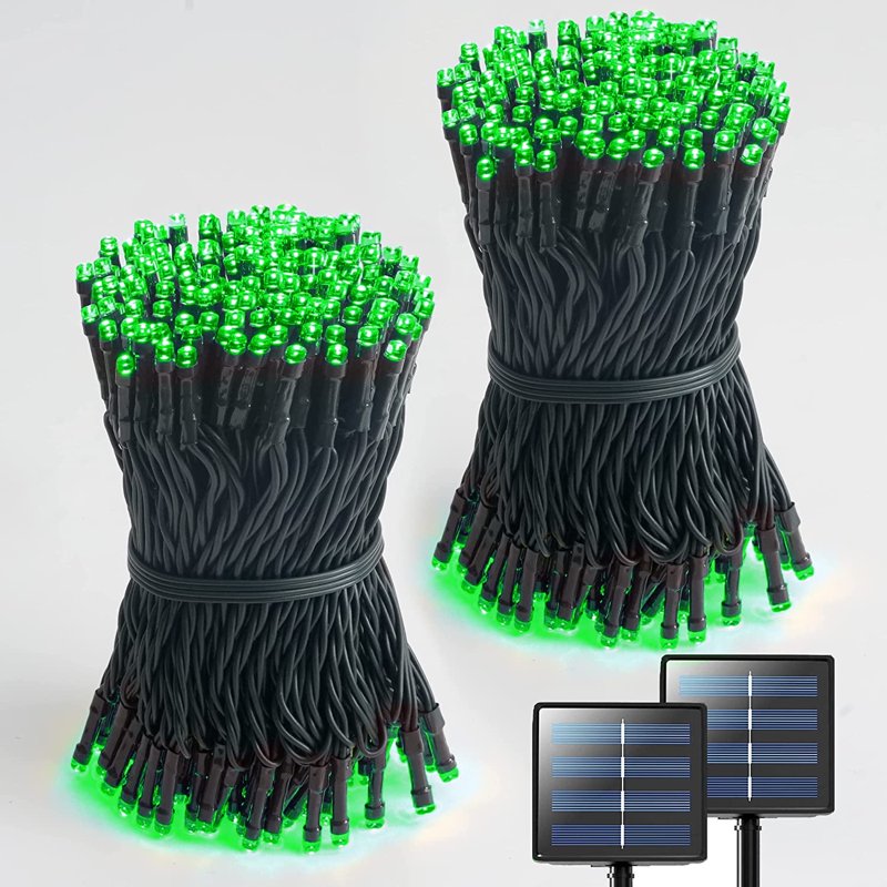 Outdoor Solar String Lights 75.5ft Waterproof 8 Modes Garden Patio Decor