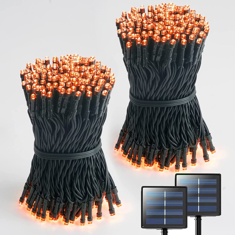 Solar Halloween String Lights 400 LED 151FT Outdoor Waterproof 8 Modes