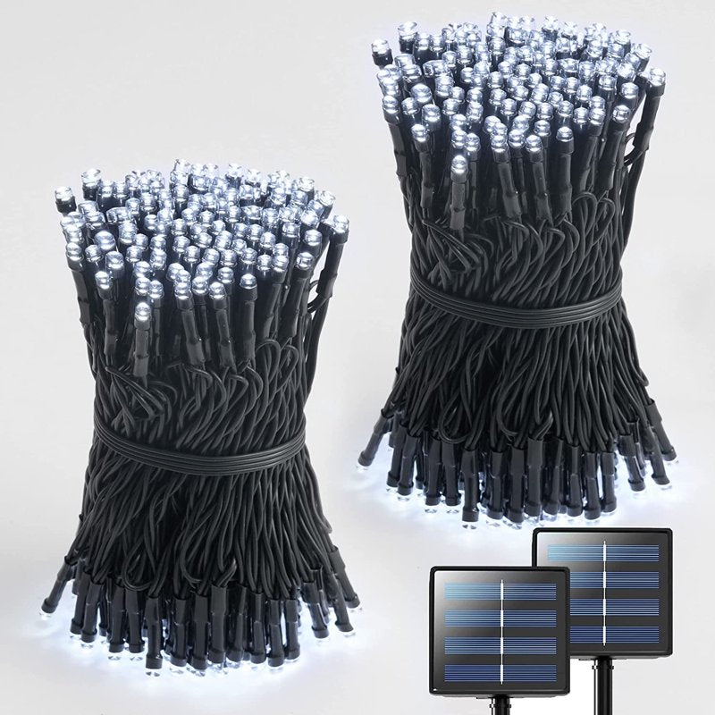 Outdoor Solar String Lights 400 LED 151ft Waterproof 8 Modes for Patio Garden Yard