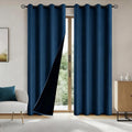 Blackout Grommet Curtain with Thermal Insulation - Light Blocking, Noise Reducing, Energy Efficient Window Drapes