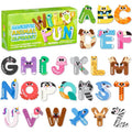 Magnetic Alphabet Letters and Animal Shapes for Toddlers - Educational Kids Toys, 38 Pcs