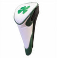 Golf Club Headcover with Zipper Closure - Lucky Four Leaf Clover Design