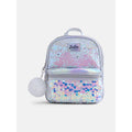 Iridescent Mini Backpack for Girls - Adjustable Sequin Pocket Bag