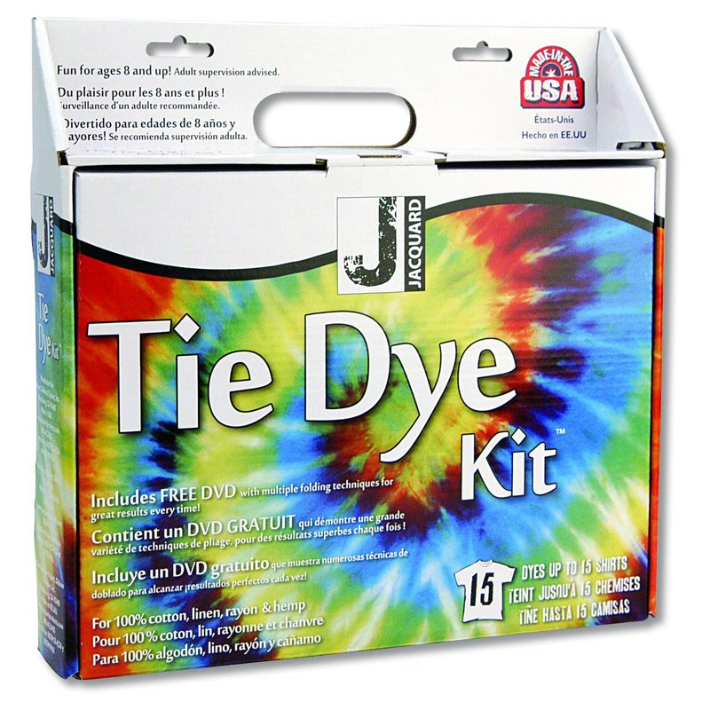 Tie Dye Kit for Fabric - Bright Colors, Complete Art & Craft Set