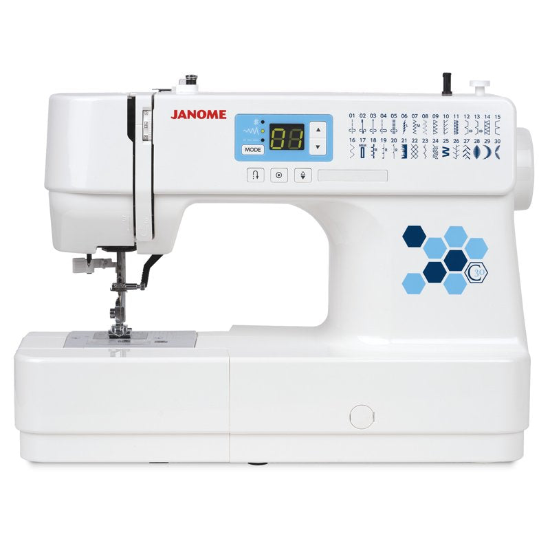 Computerized Sewing Machine for Beginners - 30 Stitches, LCD Display, Portable
